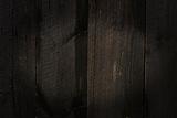 Black wooden wall