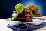Aubergines with tomato sauce - Parmigiana