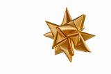 gold decorative christmas star