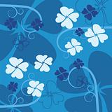 blue flower background