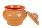 One opening ceramic pot