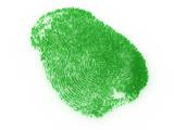 Fingerprint from grass