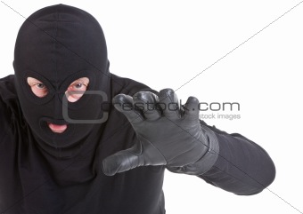 Burglar attack