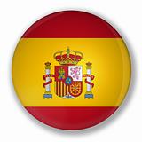 Badge with flag of spain