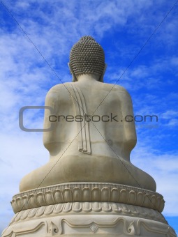 back side of new Buddha