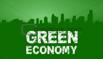 Green Economy City Skyline