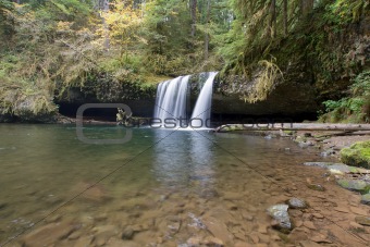 Upper Butte Falls in Oregon