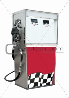 Gasoline pump, isolated