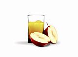 Apple Juice and glass
