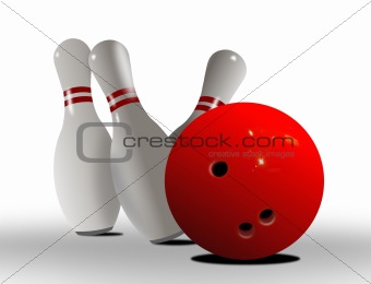 bowling ball strike