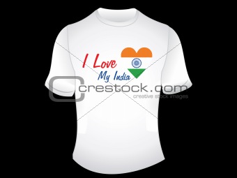 abstract indian love tshirt design