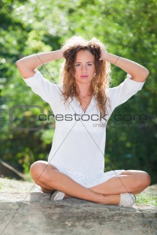 Young Woman in Relax