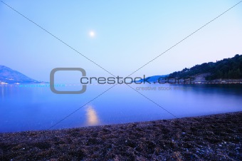 Moonlight seascape