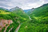 Canyon of the river Tara in Montenegro