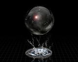 Crystal Sphere and splash