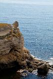 Rocky cliffs, the Black Sea coast