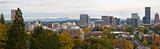 Portland Oregon Downtown Panorama View