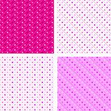 Seamless pattern white and pink