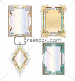 Art Deco frames