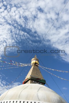 Boudhanath Stupa in Kathmandu Nepal 