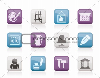 Fine art objects icons