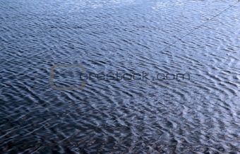 rippled water surface with a pattern
