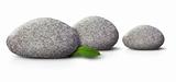 Three spa stones