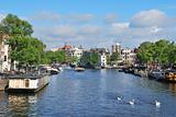 Amsterdam. Amstel River