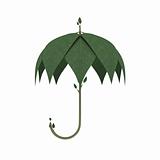 Green Umbrella as Ecology concept