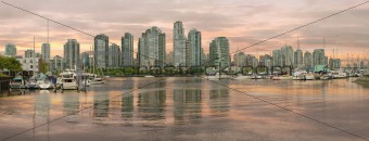 Vancouver BC Sunrise view from Sutcliffe Park