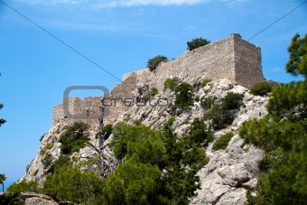 Ancient ruins on Rhodes island, Greece
