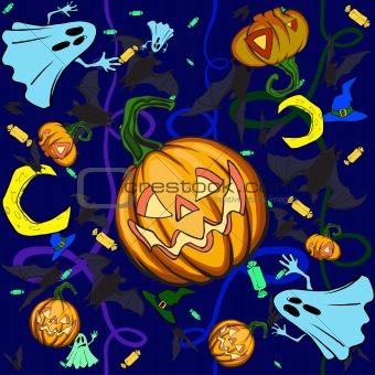 The background for the celebration of Halloween