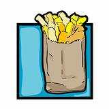 Clip art french fries