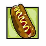 Clip art hot dog