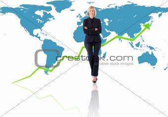 Successful international businesswoman