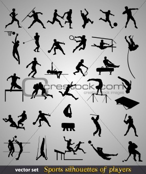 Collection of sports vector. EPS include