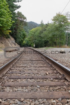 Railroad Tracks Vertical