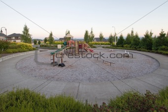 Neighborhood Public Park Children's Circular Playground
