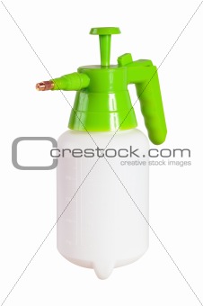 Spray bottle with a measured scale