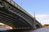 Russia, Saint-Petersburg, Troitsky Bridge