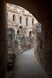 Tunisian Colosseum - dilapidated arches