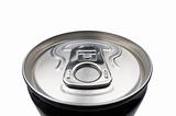 Closed aluminum can for soft drinks or beer