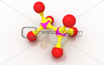 molecular model of ethane