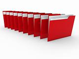 3d folder red 