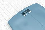 Weight scale with word HELP