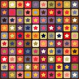 Seamless stars colorful pattern
