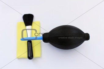 Camera cleaning tools