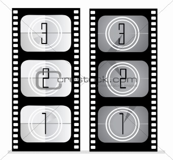 set of film vector illustration