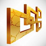 Abstract 3D Square Frames