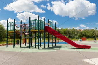 Slide on the playground